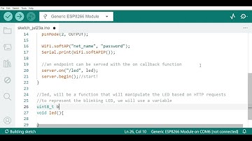 How to add a server to ESP 01 and control pins @discover_inbox #esp01 #arduino