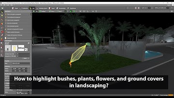 How to light the bushes, plants, flowers, and ground covers in landscape lighting design?
