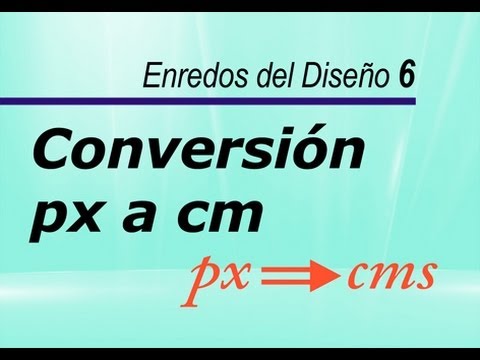 Conversión píxeles a centímetros - Amg - YouTube