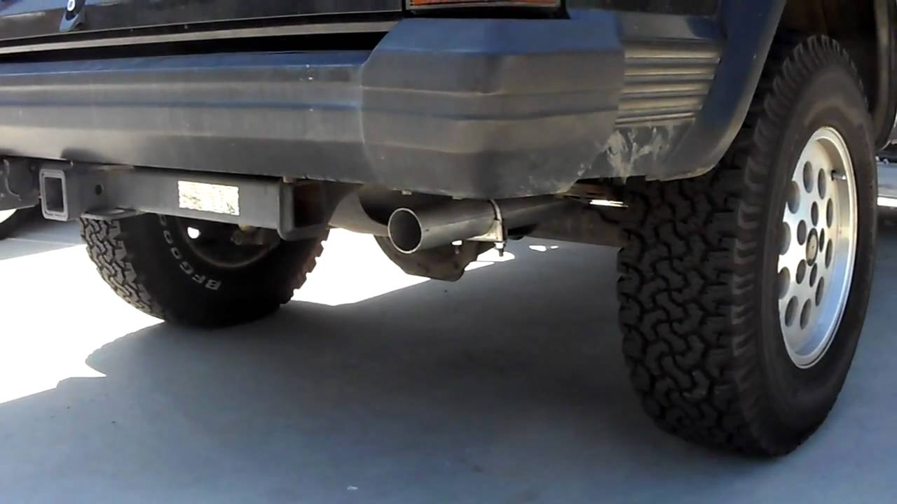 Rustys Offroad Exhaust Cherry Bomb Pro XJ YouTube