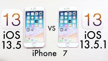 iPHONE 7: iOS 13.5.1 Vs iOS 13.5! (Speed Comparison)