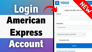 How To Access Your American Express Account | americanexpress.com | AmEx Login Page