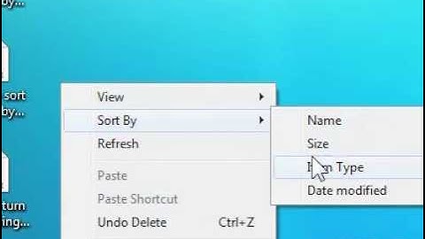 How to sort your desktop icons by Date modified in Windows 7