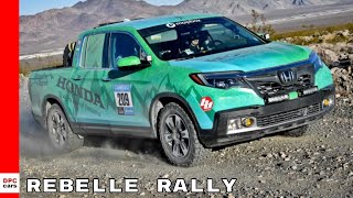2019 Honda Pilot and 2018 Ridgeline At Rebelle Rally