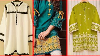 Popular fashion designer lace collection upcoming kurti designing 2021