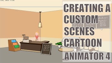 Creating a custom Scene inside cartoon animator 4