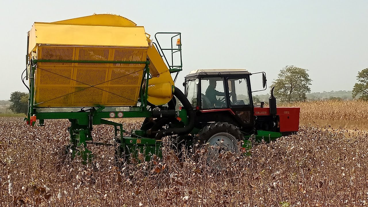 SONAMA :1ère Récolte mécanisée de coton au Bénin.
