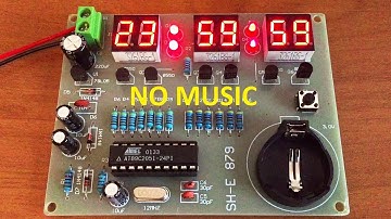 SIX Digit LED Clock DIY (NO MUSIC)