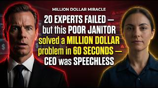 20 Experts FAILED, POOR CLEANING LADY Did It in 1 Minute — Now She's a MILLIONAIRE CEO's Right Hand