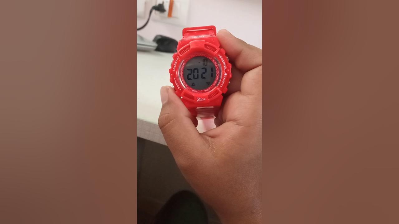 How to set date in zoop watch by Naman Malhotra YouTube