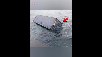 Lost Container Found In Sea |😲😲| #shorts