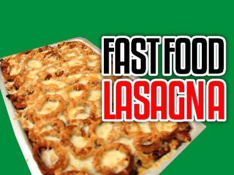 Fast Food Lasagna  Epic Meal Time  YouTube