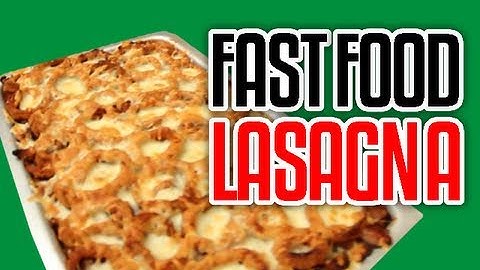 Fast Food Lasagna - Epic Meal Time
