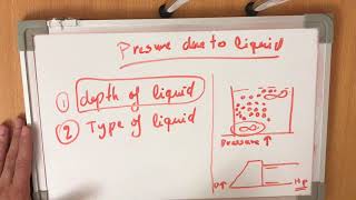 IGCSE - Physics - pressure due to liquid