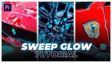 How to Create SWEEP GLOW Effect EASILY in PREMIERE PRO ! | FREE PRESET