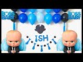 Very easy birthday decoration at home | DIY Boss baby birthday decoration - Party Decorations.