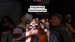 Runik Impersonated Dean Cenat During Improv Class￼