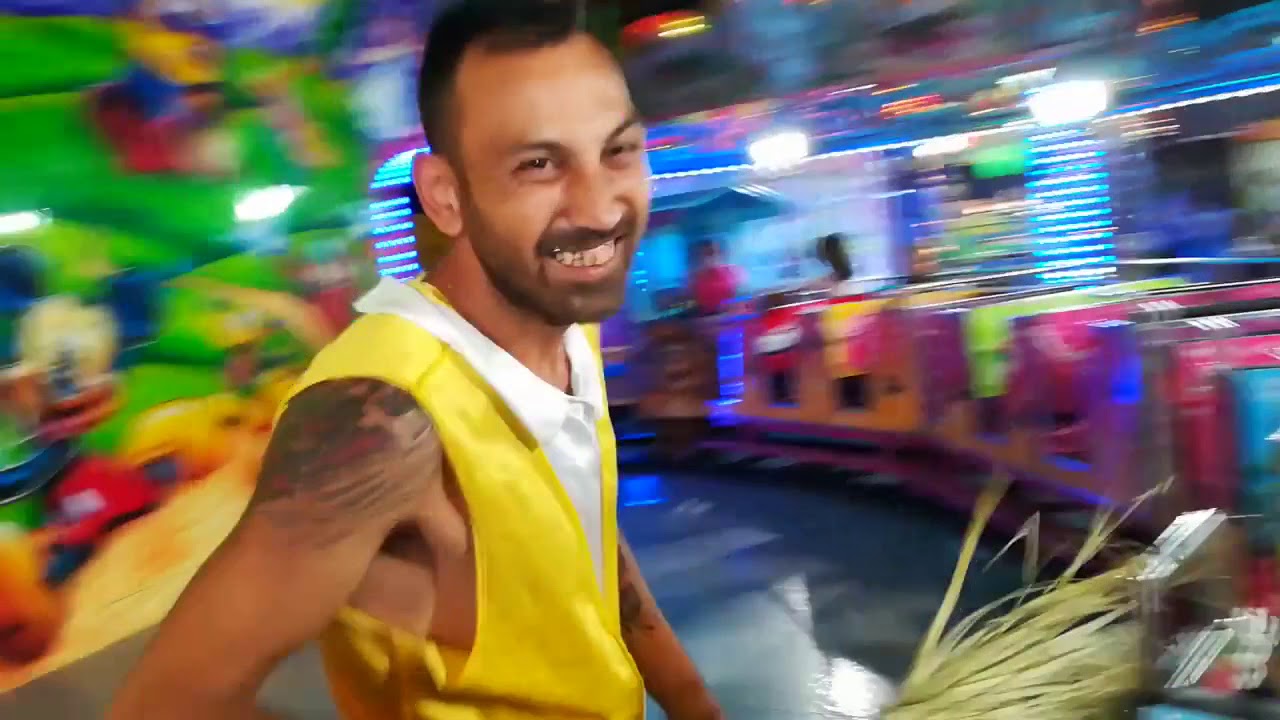 El tren de la bruja en la feria