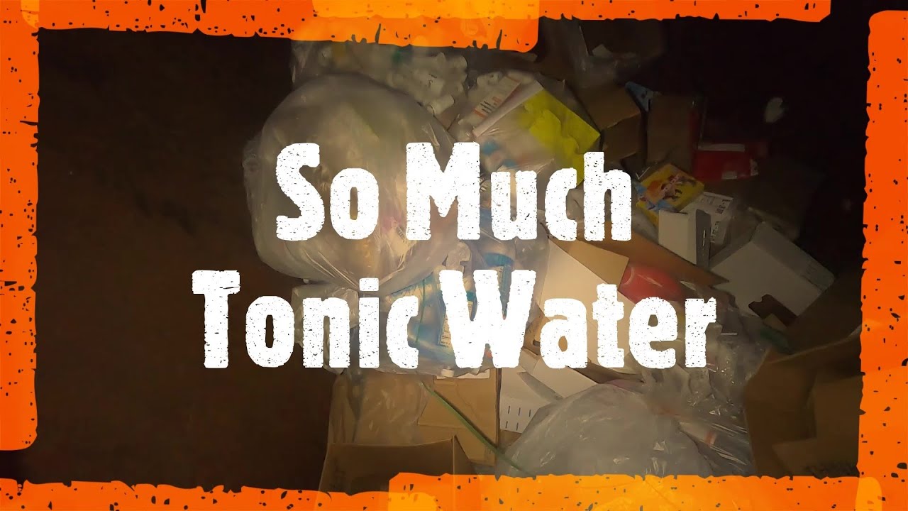 So Much Tonic Water (dumpster diving) YouTube