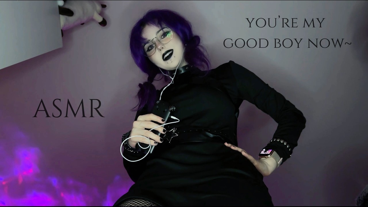 ⋅ ♰ obsessed goth girl kidnaps you ASMR ♰ ⋅