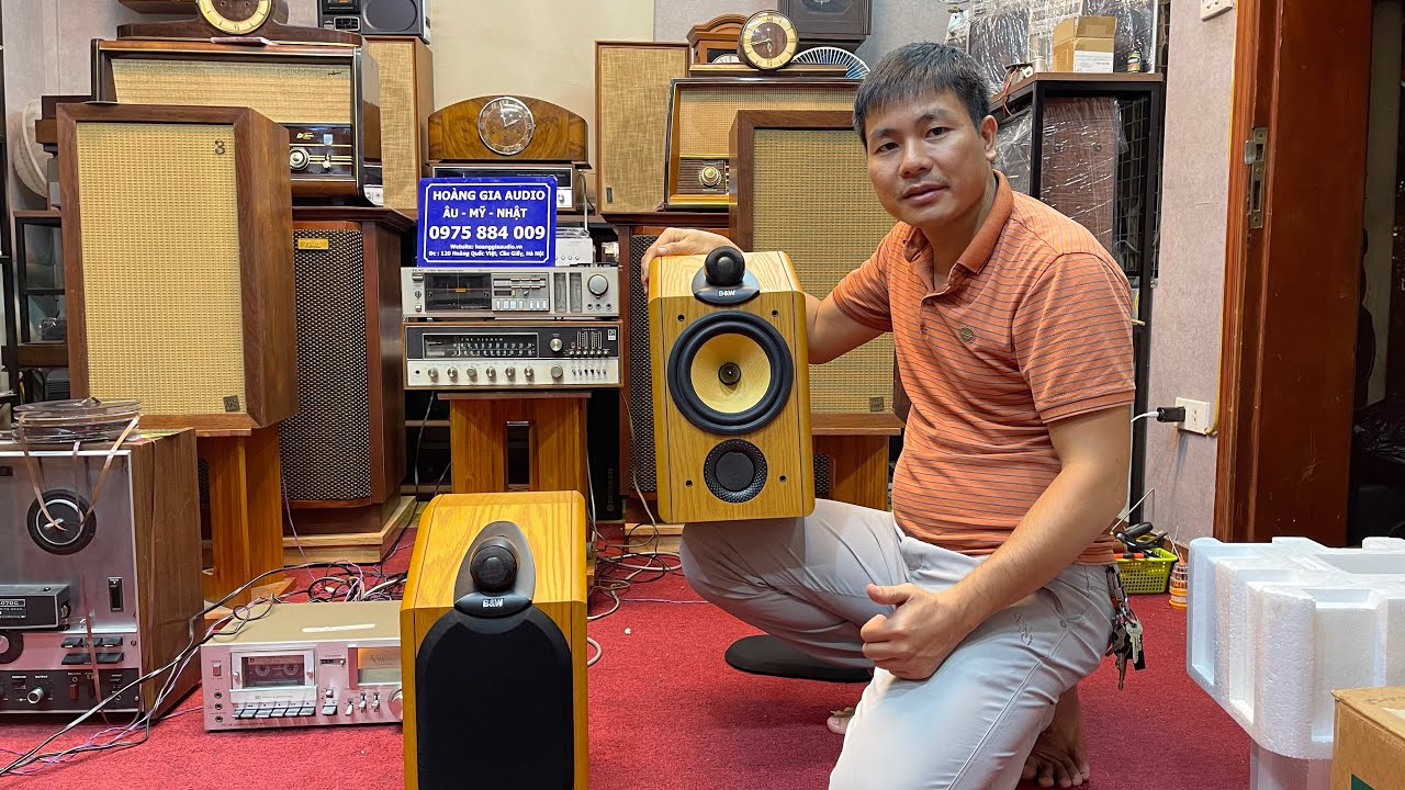 Đập hộp cặp loa Hi-end Anh Quốc B&W CDM 1NT. Lh 0975884009