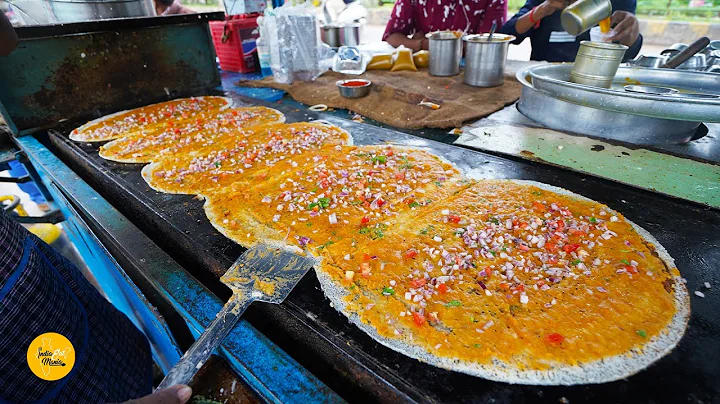 Ultimate Huge Mysore Masala Dosa Making of Bhavnag...