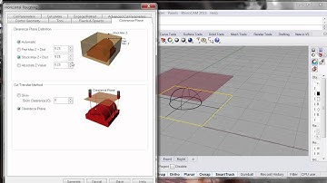RhionCAM Horizontal Roughing
