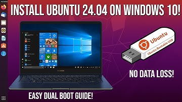 How to Install Ubuntu 24.04 Latest Version on Windows 10 [Dual Boot Ubuntu & Windows 10]