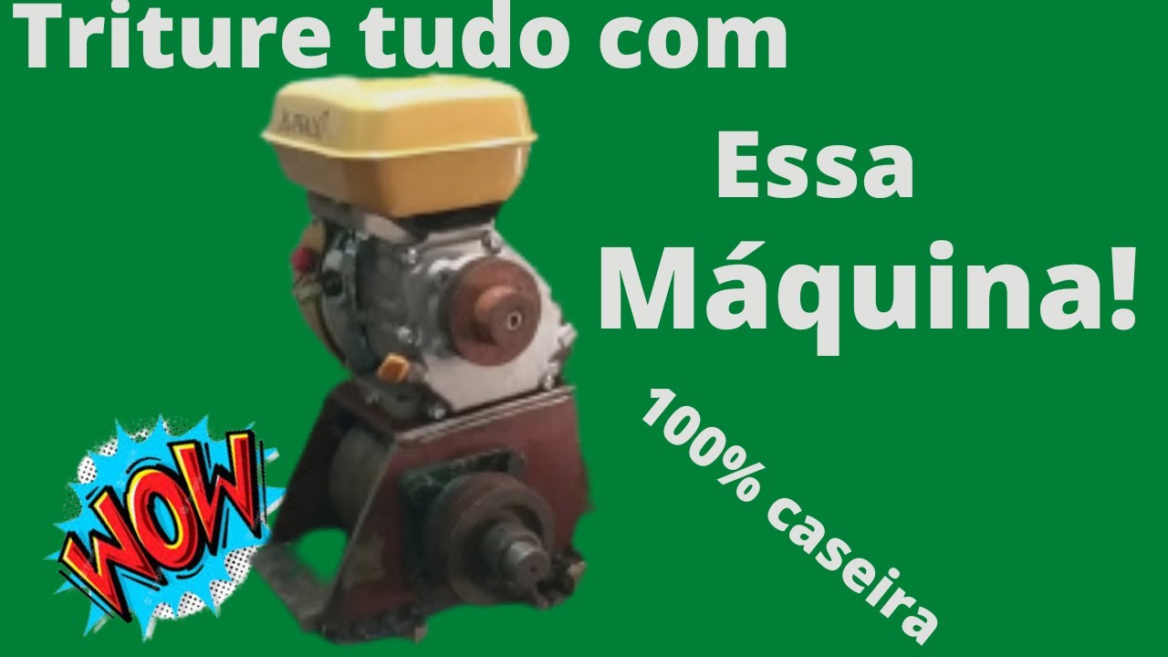 Triturador de galhos caseiro. PARTE 1