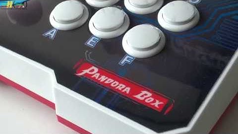 Pandora Box 6 plastic mini arcade bartop Duo Arcade NEO GEO style