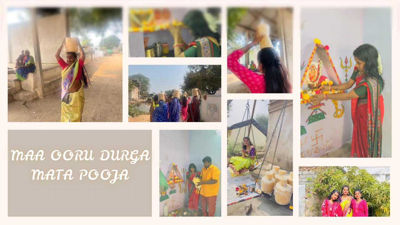Maa ooru #sammakkasarakka #durgamatapuja #ammamma #familyvlog #subscribe #guys 
