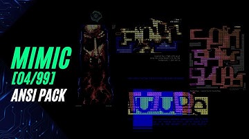 Mimic Art Productions 10 [04/99] Full Ansi Art Pack Video #ANSI #ansiart #asciiart