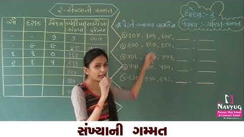 STD : 3, SUBJECT : MATHS, સંખ્યાની ગમ્મત ભાગ - 2 , By Payalben Rathod
