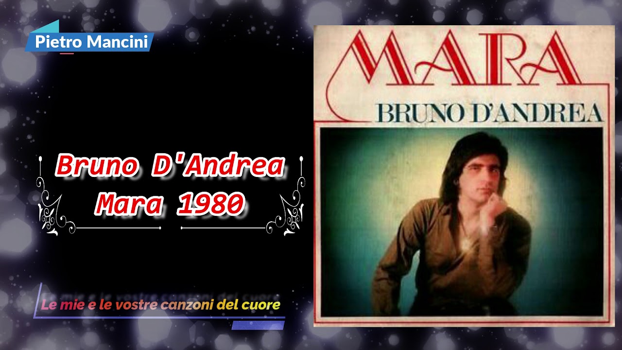 Bruno D'Andrea - Mara  1980