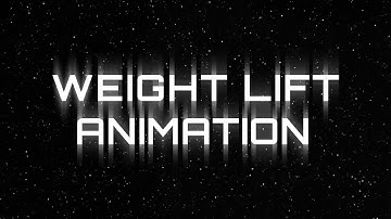 Weight-lift animation #3danimation #animation #autodesk #maya  #weightlifting #animationvideo