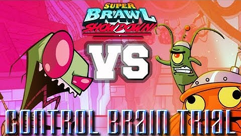Invader Zim vs Plankton | Super Brawl Showdown v0.3.0b Full Match Gameplay