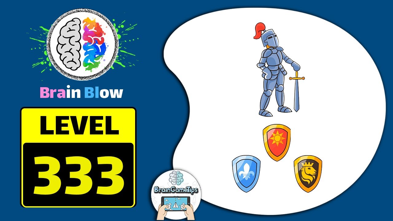 Brain Blow: Genius IQ Test - Level 333 Which Shield Suits Answer