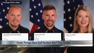 Portage police officers won t face charges after September arrest