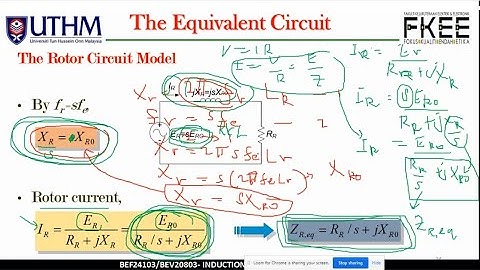 Electrical Machines : Chapter 3 - Induction Motors Part 2