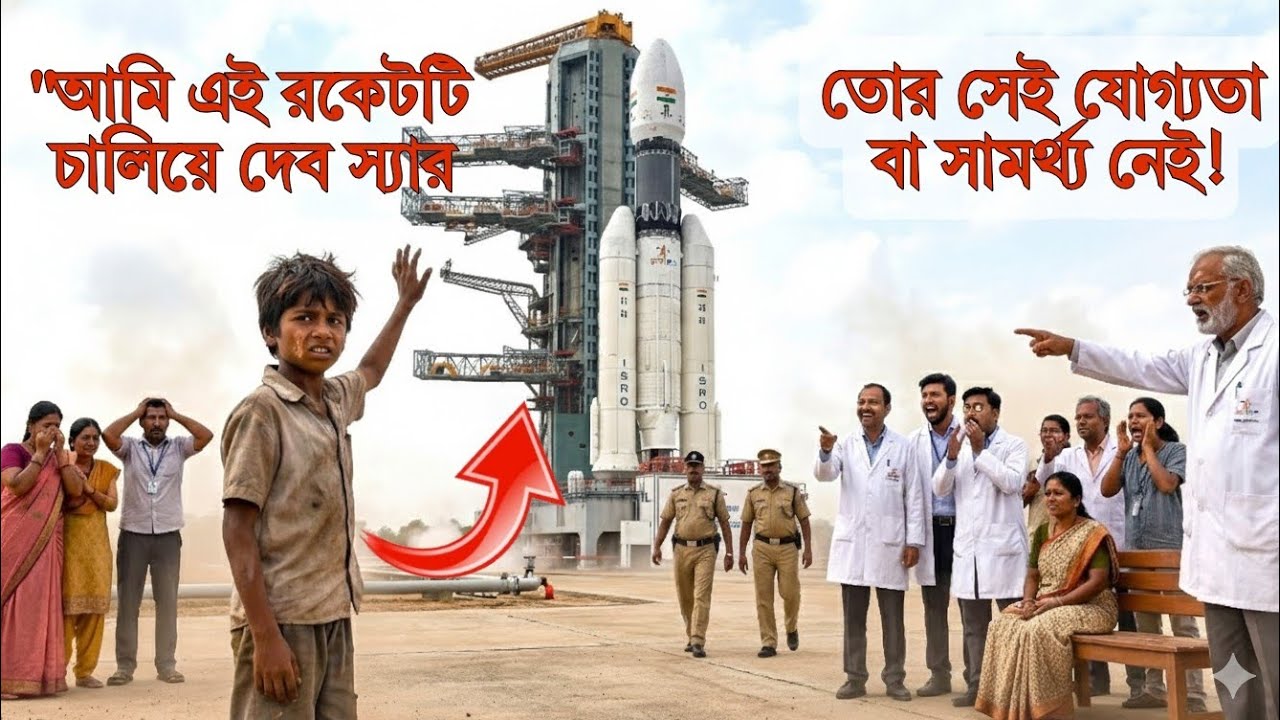 আমি এই রকেটটি ঠিক করে দেব... তুমি আমার বোনের চিকিৎসা করাও, শিশুটি বিজ্ঞানীকে অবাক করে চিৎকার করে বলল