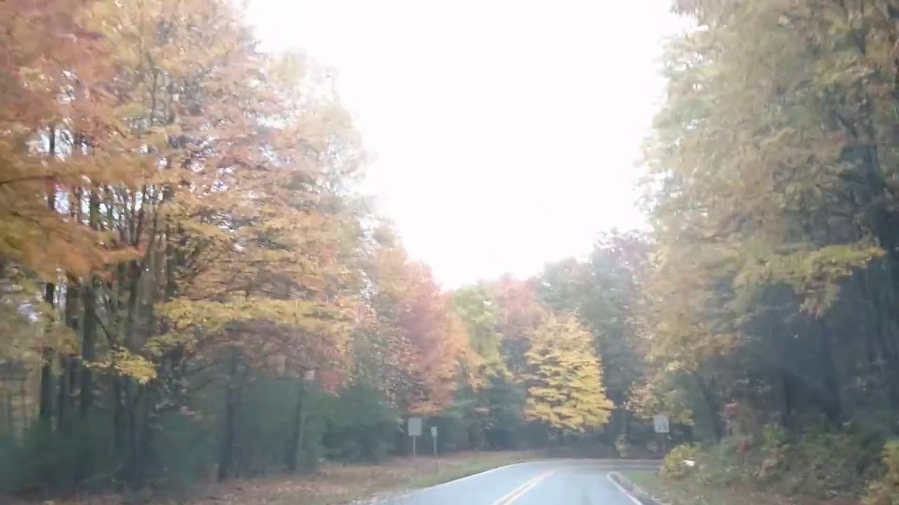 Beautiful Autumn cover with clouds
