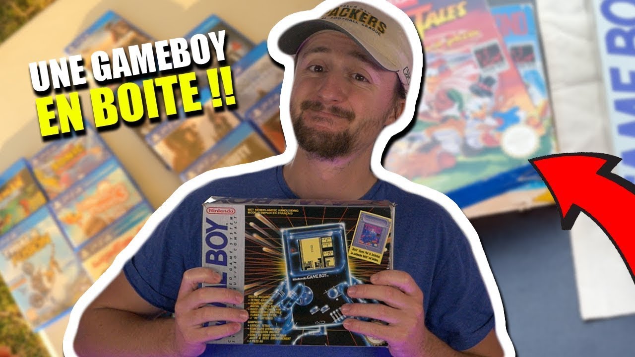 UNE GAMEBOY EN BOITE ET UN LOT PS4 EN VIDE GRENIER !