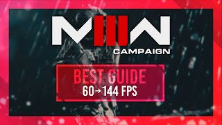 BEST MW3 Campaign Optimization Guide | Max FPS | Best Settings | Beta