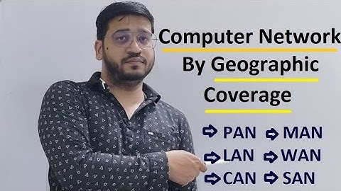 Types of Computer Networks by Geographic Coverage | PAN, LAN, CAN, MAN, WAN &SAN |Computer Anudeshak