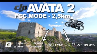 Exploring the castle: FPV Flight with DJI Avata 2 (Range 2.5km)