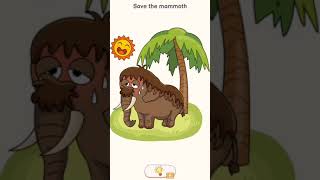 Delete Puzzle: Erase One Part 🔥Save the mammoth 🐘🐰🌞🏖️#shorts #youtubeshorts #youtube screenshot 1