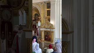 Aug 24 2025, ц Благовещения, внутри, Annunciation Church, service, C- Петербург, St Petersburg