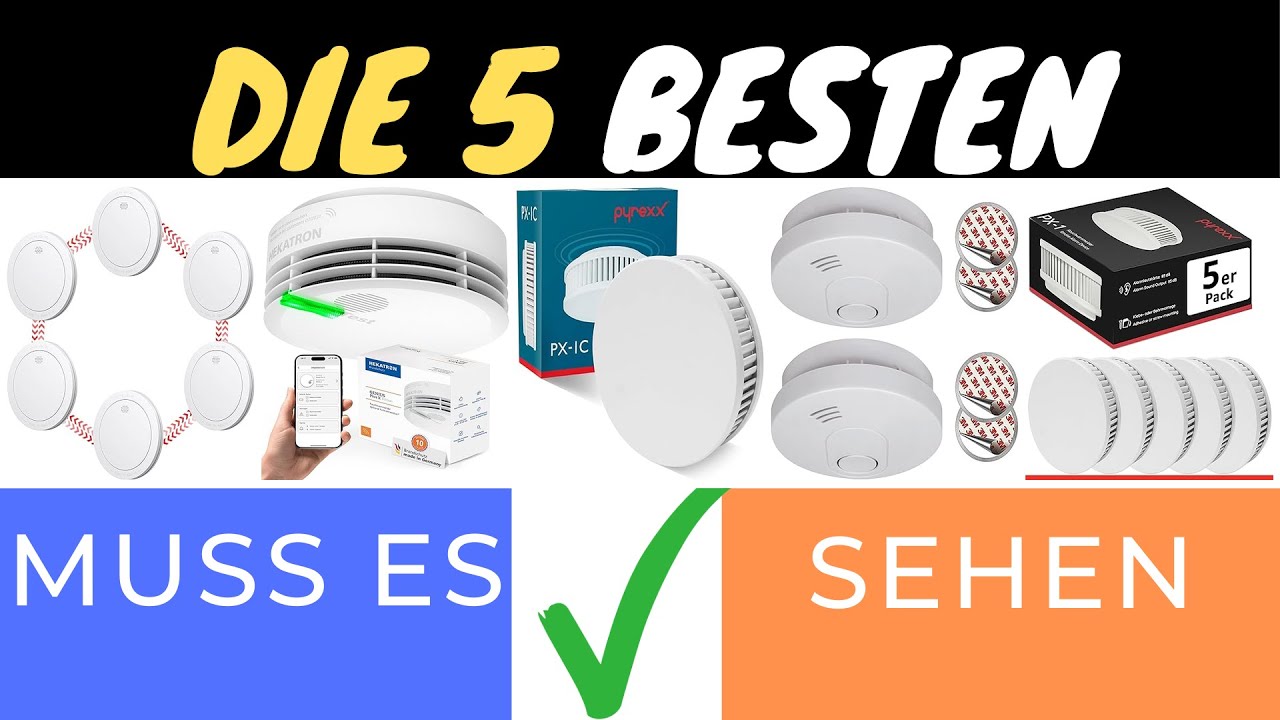 DIE BESTEN SMARTEN RAUCHMELDER 2025 🔥💡 | SICHERHEIT FÜR DEIN ZUHAUSE! 🏠✨