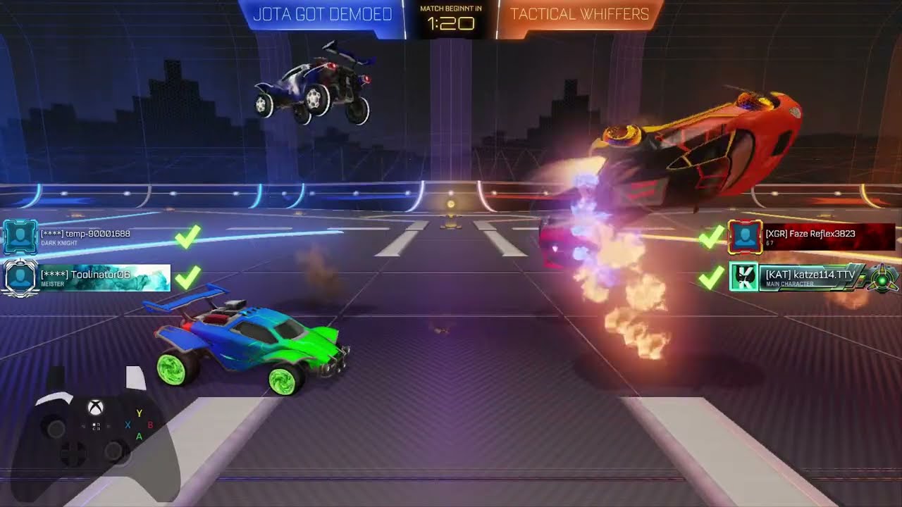 im 2vs2 Turnier - Rocket League