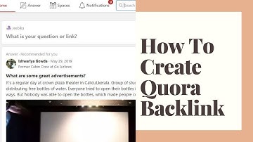 How To Create Backlinks On Quora